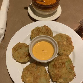 The Attic - Fried green tomatoes and fire pepper soup - American Near Me - Clarkesville, Georgia The Attic - Fried green tomatoes and fire pepper soup - American Near Me - Clarkesville, Georgia
