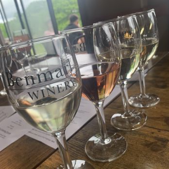 Benmarl Winery - Wine flight - Wineries Near Me - Marlboro, New York Benmarl Winery - Wine flight - Wineries Near Me - Marlboro, New York