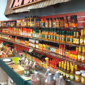 The Garlic Shoppe - Just look at all the hot sauce! - Specialty Food Near Me - Gilroy, California