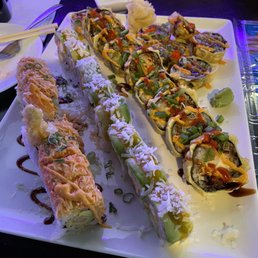 Sushi Rolls (Hawaiian, Anchor's Tattoo, Devil) Sushi Rolls (Hawaiian, Anchor's Tattoo, Devil)