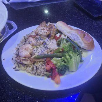 SS Dockside Cafe And Pub - Grouper with shrimp. Our daughter said this was delicious! I didn't try it so I can't give my opinion. - American Near Me - Branson, Missouri SS Dockside Cafe And Pub - Grouper with shrimp. Our daughter said this was delicious! I didn't try it so I can't give my opinion. - American Near Me - Branson, Missouri
