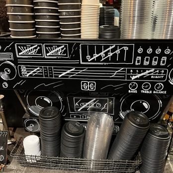 Ground Central Coffee - Cool stereo decorated espresso machine! - Coffee & Tea Near Me - New York, New York