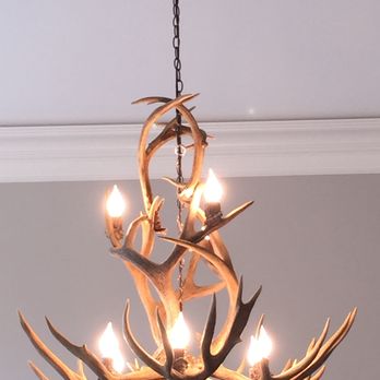 Elite Electric Inc. - Elk Horn Chandelier - Electricians Near Me