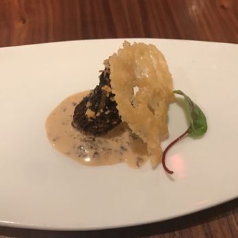 Indian Accent - Kashmiri Morels, Walnut Powder, Parmesan Papad - Indian Near Me - New York, New York Indian Accent - Kashmiri Morels, Walnut Powder, Parmesan Papad - Indian Near Me - New York, New York