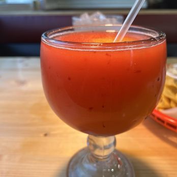 La Reina Mexican Grill - Strawberry and mango margarita. Very good. - Mexican Near Me - Chester, Virginia