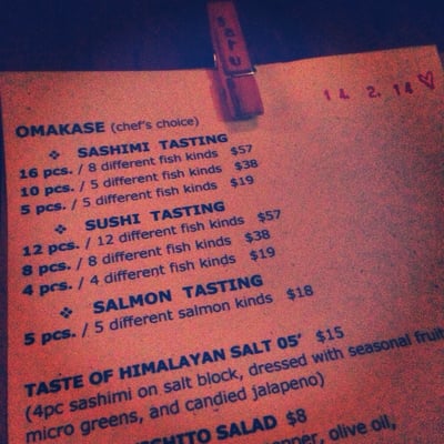 Menu photo 8 Saru Sushi Bar San Francisco, CA Menu photo 8 Saru Sushi Bar San Francisco, CA