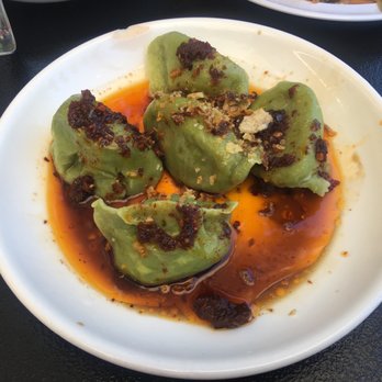 Wild Ginger - D3. Spinach Dumplings in Sauce - Chinese Near Me - Alameda, California Wild Ginger - D3. Spinach Dumplings in Sauce - Chinese Near Me - Alameda, California