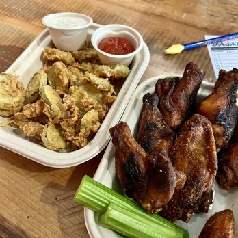 Eudora Brewing Company - Fried pickles & dry rub wings Instagram: @jessgoeat - Breweries Near Me - Kettering, Ohio