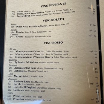 Bella Monica - Menu - Italian Near Me - Raleigh, North Carolina