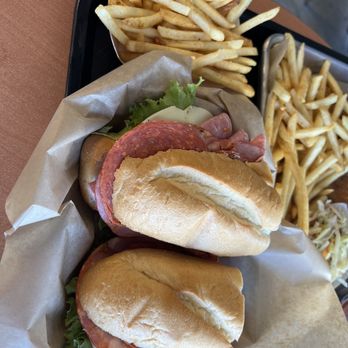 Orchards Bbq and Grill - Italian sandwich w side order of fries - Barbeque Near Me - Whittier, California