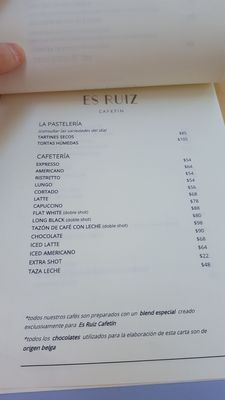 Menu photo 1 Es Ruiz Cafetín Buenos Aires, C