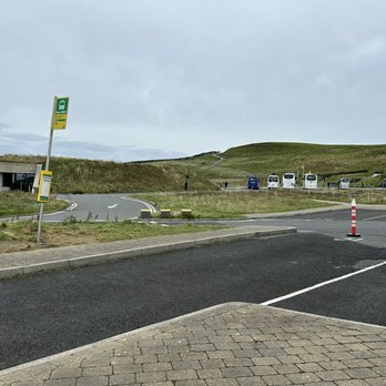 Cliffs of Moher - Bus stop for Bus Eireann 350 - Local Flavor Near Me - Liscannor, CE Cliffs of Moher - Bus stop for Bus Eireann 350 - Local Flavor Near Me - Liscannor, CE