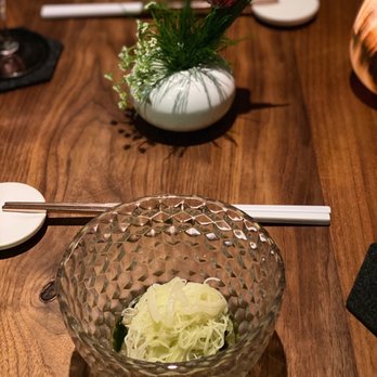 Commis - Jellyfish with kohlrabi & pear, horseradish & dill - New American Near Me - Oakland, California