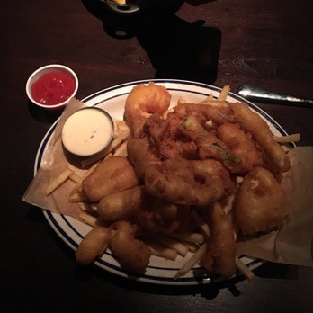 Conner's Kitchen + Bar - Fish and chips no calamari. Even the vegetables are deep fried, don't think I like that. - Breakfast & Brunch Near Me - Indianapolis, Indiana