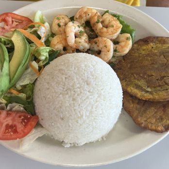 La Fogata - Rice, shrimp & green plantain - Colombian Near Me - Houston, Texas La Fogata - Rice, shrimp & green plantain - Colombian Near Me - Houston, Texas