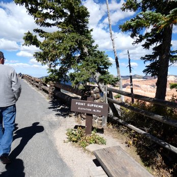 Cedar Breaks National Monument - Point Supreme sign - Landmarks & Historical Buildings Near Me - Brian Head, Utah