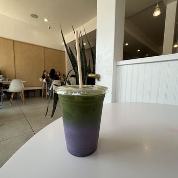 Elite Experience: Sojeata, Fullerton - Bluerry matcha - Yelp Events Near Me - Fullerton, California