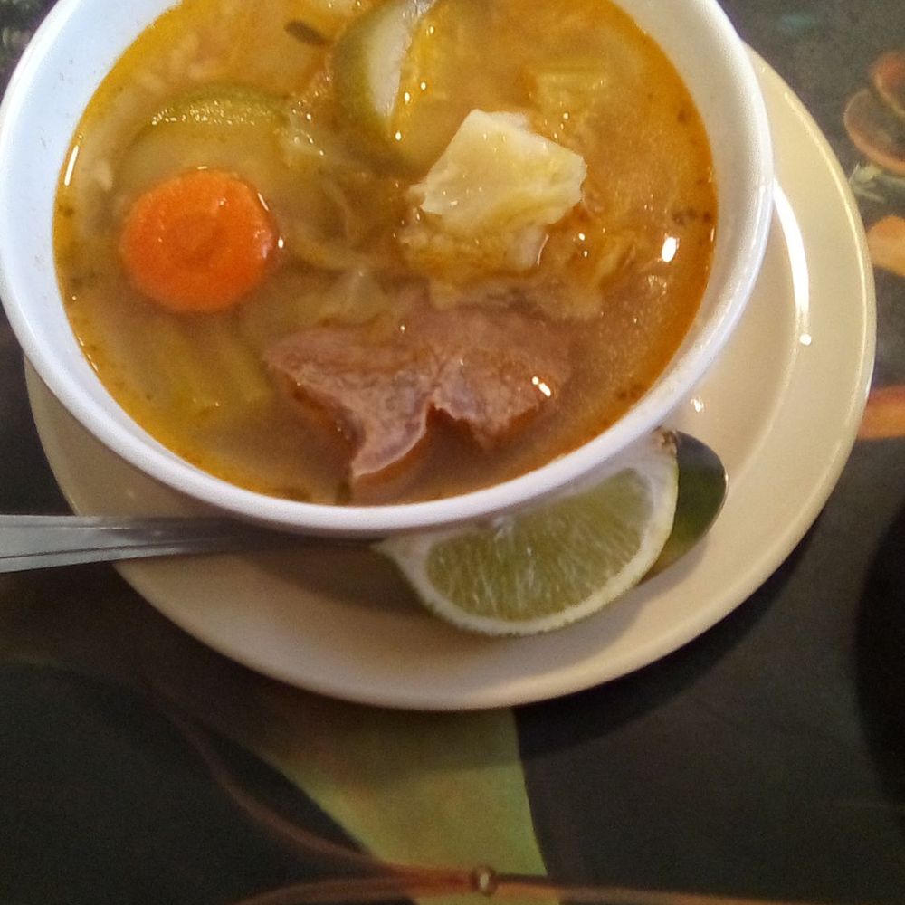 Delicias Cafe - The soup that comes with Delicias' Carnitas Plate. Big beef chunks, veggies, but broth is a little weak. Rate the soup a "B." - Mexican Near Me - Las Cruces, New Mexico Delicias Cafe - The soup that comes with Delicias' Carnitas Plate. Big beef chunks, veggies, but broth is a little weak. Rate the soup a "B." - Mexican Near Me - Las Cruces, New Mexico