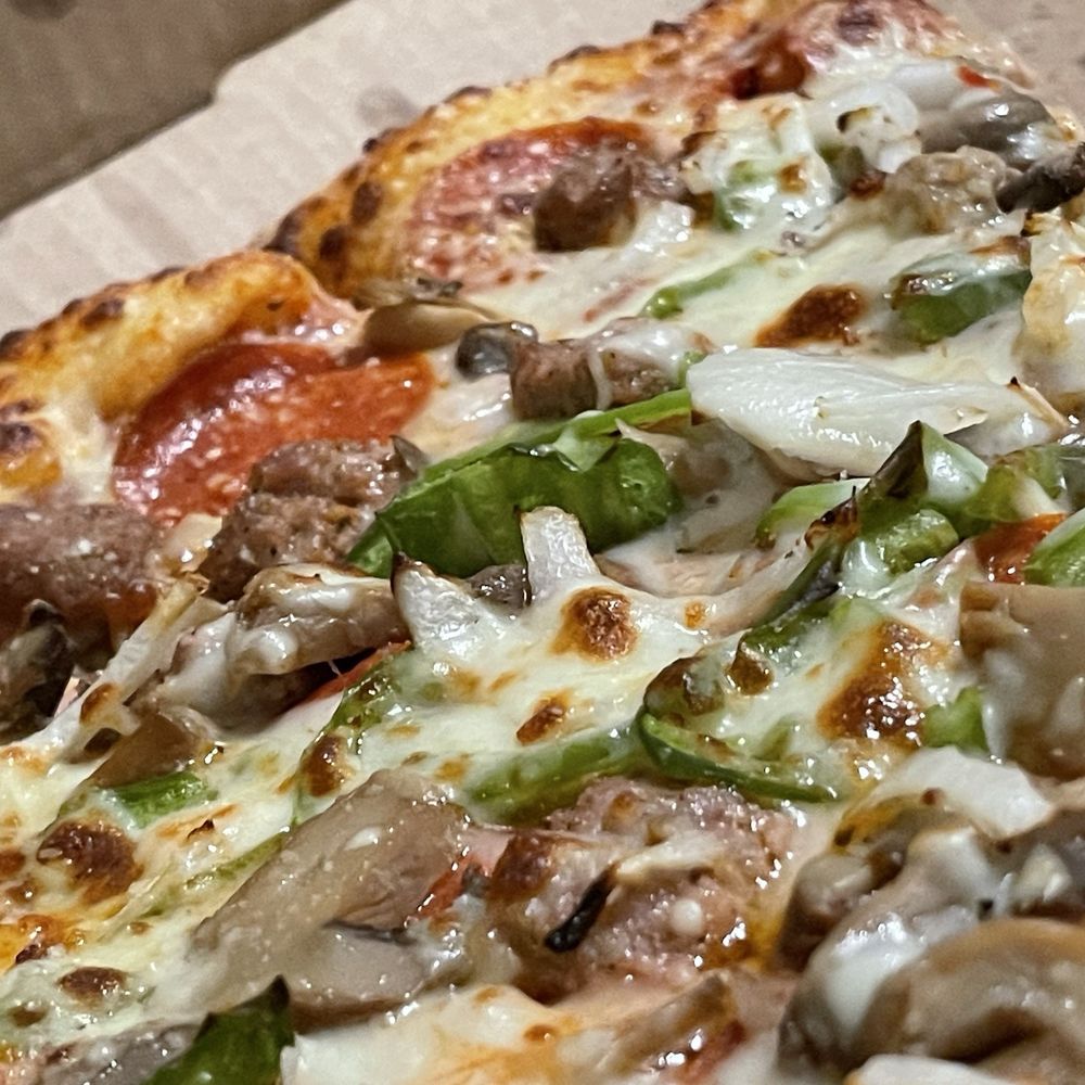 Marco's Pizza - Sausage, pepperoni, green peppers, onion and cheese pizza - Pizza Near Me - Charlottesville, Virginia Marco's Pizza - Sausage, pepperoni, green peppers, onion and cheese pizza - Pizza Near Me - Charlottesville, Virginia