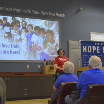 Feed My Starving Children - FMSC staff member welcoming volunteers - Community Service/Non-Profit Near Me - Coon Rapids, Minnesota Feed My Starving Children - FMSC staff member welcoming volunteers - Community Service/Non-Profit Near Me - Coon Rapids, Minnesota