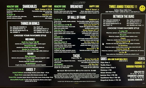 Menu photo 3 SkinnyFATS Las Vegas, NV