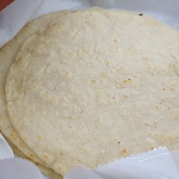 Corn tortillas made to order Corn tortillas made to order