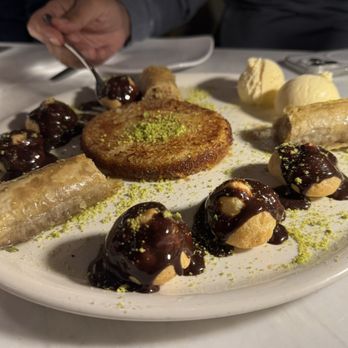 Anatolian Kitchen - Dessert plater for large group. - Mediterranean Near Me - Palo Alto, California