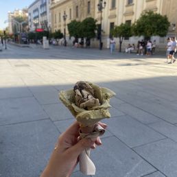 Tiramisu and Pistachio Gelato Tiramisu and Pistachio Gelato