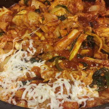 Mapo Chicken - Half cheese for me heh - Korean Near Me - Los Angeles, California