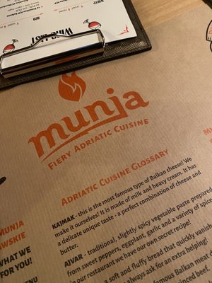 Menu photo 1 Munja Warsaw, MZ