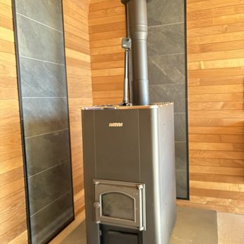 KOS - This brand new word burning furnace brings the heat! - Saunas Near Me - Saratoga Lake, New York