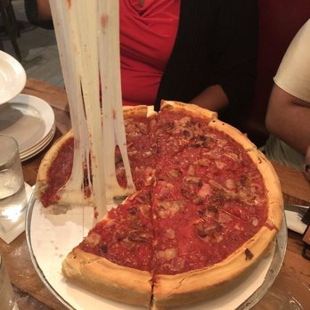 Giordano's - Medium deep dish with sausage and mushroom - Pizza Near Me - Rosemont, Illinois Giordano's - Medium deep dish with sausage and mushroom - Pizza Near Me - Rosemont, Illinois