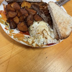 Dream Weaver Events & Catering - Hubby's steak and eggs. He loved it!
