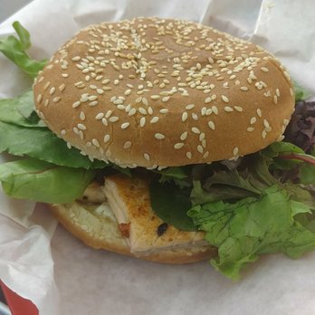 Basa Seafood Express - Salmon burger has perfect flavor combinations and is my favorite menu item! - Seafood Near Me - San Francisco, California