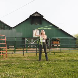 Blue Lake Equestrian Center - A photoshoot I did in front of one of the barns