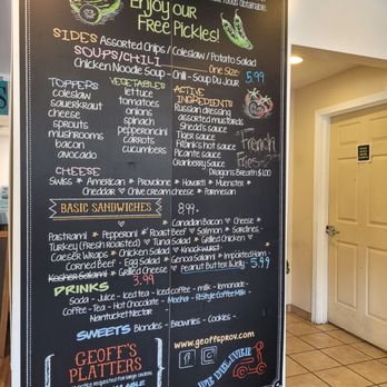 Geoff's Superlative Sandwiches - Menu - Sandwiches Near Me - Providence, Rhode Island