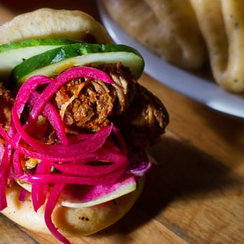 pattiwagon - Paprika Pork on Steamed Bun - Food Delivery Services Near Me - San Francisco, California