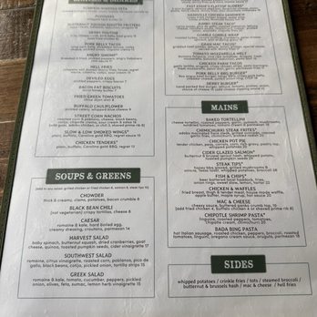The Derby Restaurant & Bar - Menu - American Near Me - Salem, Massachusetts