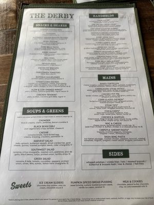 Menu photo 2 The Derby Restaurant & Bar Salem, MA