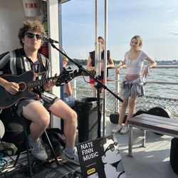 Tour Boat Annapolis - Nate Finn singing as we cruised
