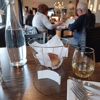 Marco's Italian Restaurant - Bread roll and glass of villa sparing Gavin white wine - Italian Near Me - Buffalo, New York Marco's Italian Restaurant - Bread roll and glass of villa sparing Gavin white wine - Italian Near Me - Buffalo, New York
