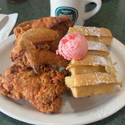 Chicken and waffle