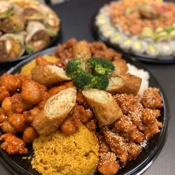 Sushi & Chinese Express & Burger Bar - Chinatown platter
