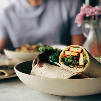 Flower Child - Thai dye wrap - Salad Near Me - Phoenix, Arizona