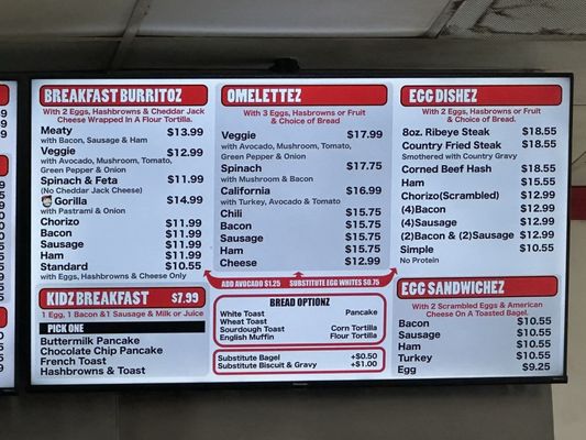 Menu photo 6 Shorty'z Fullerton, CA