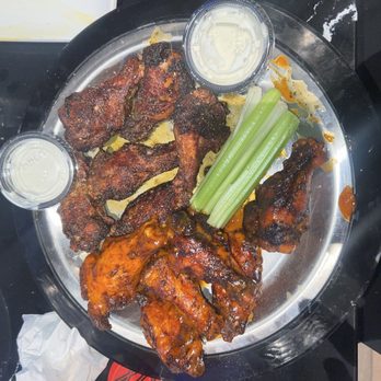 DOX Grillhouse - Garlic parm and buffalo lemon pepper wings - Cocktail Bars Near Me - St. Clair Shores, Michigan DOX Grillhouse - Garlic parm and buffalo lemon pepper wings - Cocktail Bars Near Me - St. Clair Shores, Michigan