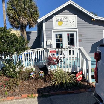 The Caffeinated Cat - Main entrance - Coffee & Tea Near Me - Jacksonville Beach, Florida