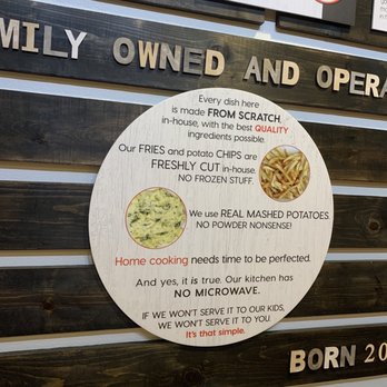 uniQue bite eatery - Menu board slogan! - New American Near Me - Indio, California