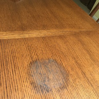 Illusion Custom Finishes - Water stain (before) - Furniture Repair Near Me - Cathedral City, California Illusion Custom Finishes - Water stain (before) - Furniture Repair Near Me - Cathedral City, California