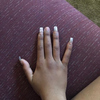 Angel Nails & Spa - Cuticles not polished acrylic really thin whole nail popped off clean - Nail Salons Near Me - Pflugerville, Texas